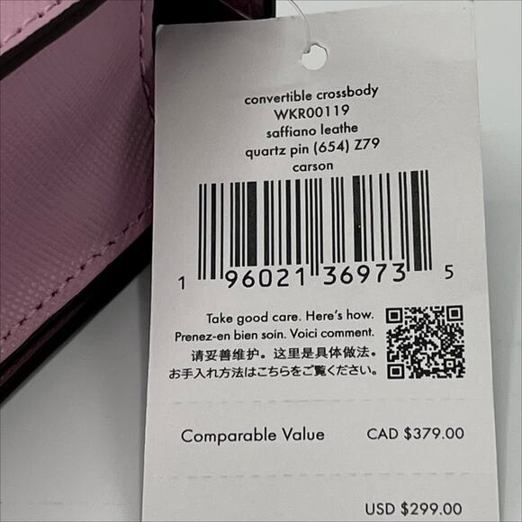 Kate Spade New York Carson Convertible Crossbody in Pink Quartz - Picture 6 of 6